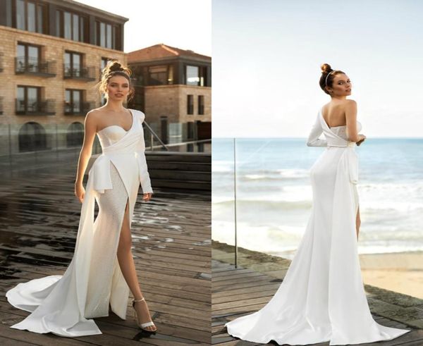 plus size wedding dresses bridal gowns one shoulder sequined lining illusion wedding gowns long sleeve side split vestido de noiva4658284, White
plus size wedding dresses bridal gowns one shoulder sequined lining illusion wedding gowns long sleeve side split vestido de noiva4658284, White