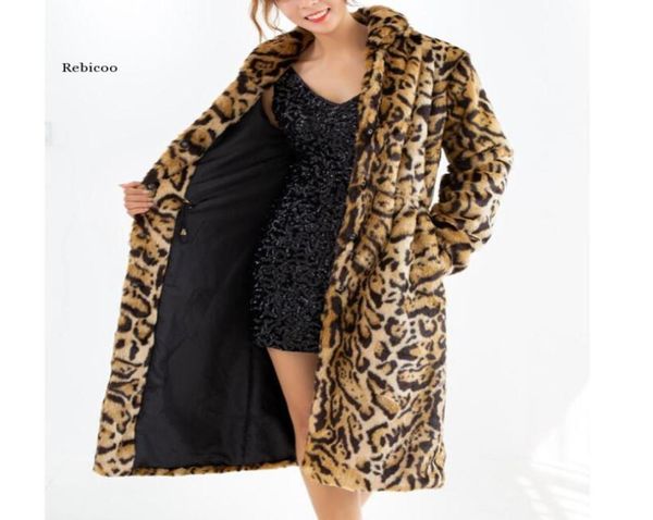 women faux fur coat classic leopard medium long coat fashion ladies plus size s6xl 2020 autumn winter warm outwear 9078960, Black
women faux fur coat classic leopard medium long coat fashion ladies plus size s6xl 2020 autumn winter warm outwear 9078960, Black