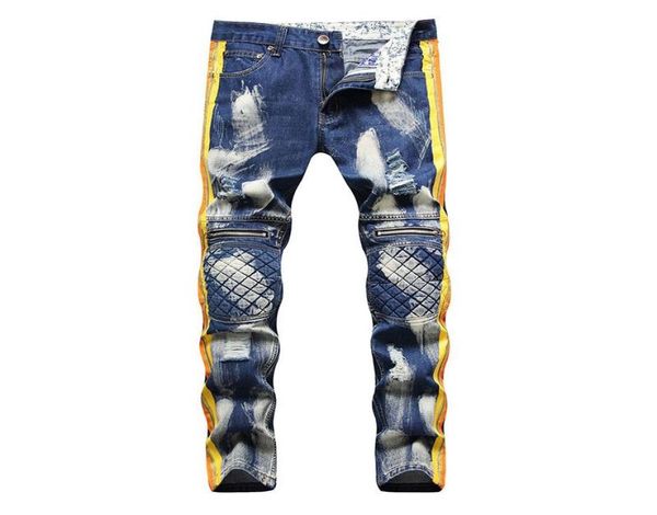 men039s jeans mens fashion casual style hip hop painted trousers straight patchwork denim pants for male streetwear4638491, Blue
men039s jeans mens fashion casual style hip hop painted trousers straight patchwork denim pants for male streetwear4638491, Blue