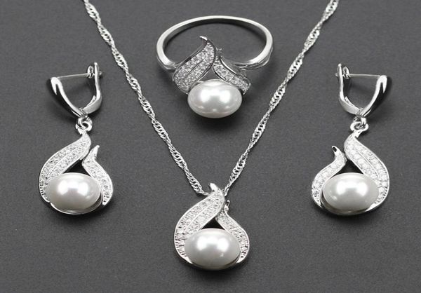 925 silver color s shaped imitation white pearl jewelry set for women christmas gift silver color necklace earring ring js318096055
925 silver color s shaped imitation white pearl jewelry set for women christmas gift silver color necklace earring ring js318096055