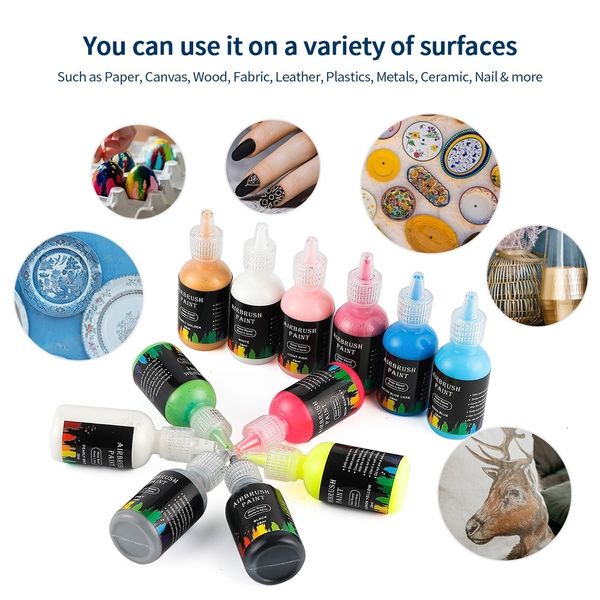 nail polish 9/12pcs 10ml / 29ml nail airbrush inks for spray gun nail art nail painting pigment inks nail tools manicure gel 230804
nail polish 9/12pcs 10ml / 29ml nail airbrush inks for spray gun nail art nail painting pigment inks nail tools manicure gel 230804