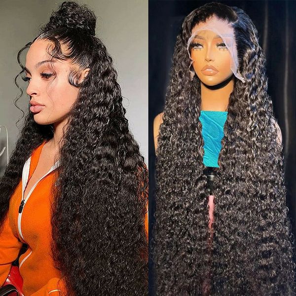 deep wave transparent 13x4 13x6 360 lace front wigs water wave for women pre plucked 30 36 inch curly human hair wig 180%, Black;brown
deep wave transparent 13x4 13x6 360 lace front wigs water wave for women pre plucked 30 36 inch curly human hair wig 180%, Black;brown