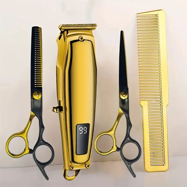 electric hair clipper usb rechargeable hair cutting machine professional barbershop set flat scissors tooth scissors haircutting combs for h
electric hair clipper usb rechargeable hair cutting machine professional barbershop set flat scissors tooth scissors haircutting combs for h