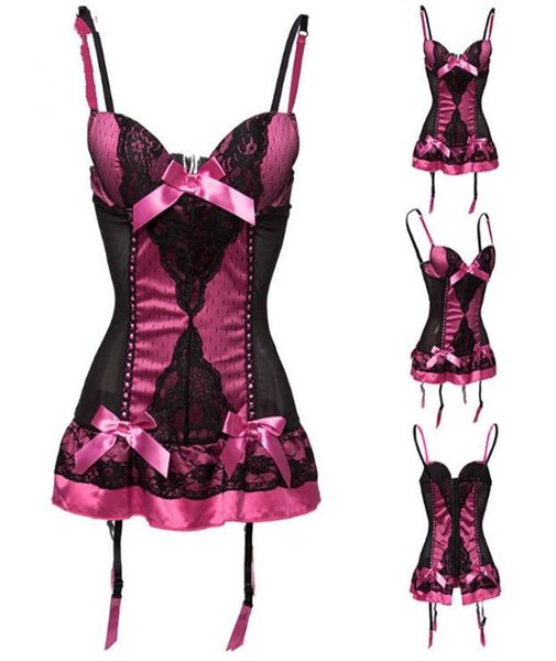 s rose red satin black mesh push up bustier corset lingerie plus size women nightwear chemise fancy underwear206s3634805, Red;black
s rose red satin black mesh push up bustier corset lingerie plus size women nightwear chemise fancy underwear206s3634805, Red;black