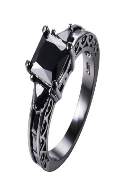 vintage black zircon rectangle stone rings for women crystal ring female wedding jewelry finger bands9109235, Silver
vintage black zircon rectangle stone rings for women crystal ring female wedding jewelry finger bands9109235, Silver