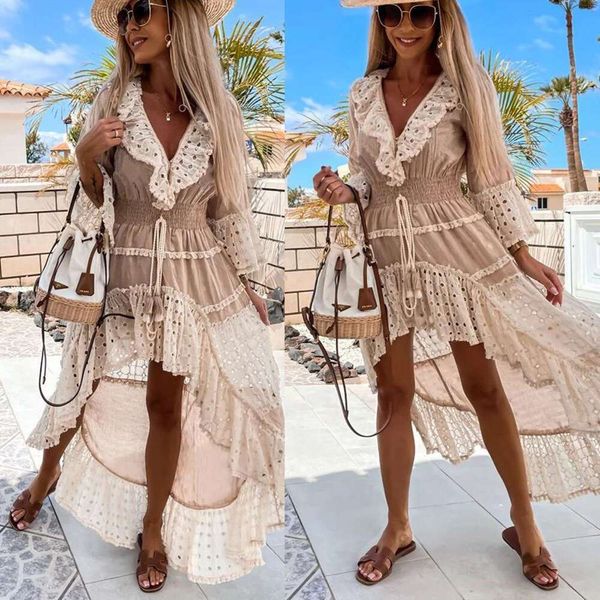 spring and autumn style fashionable v neck dress ins casual loose womens, Black;gray
spring and autumn style fashionable v neck dress ins casual loose womens, Black;gray