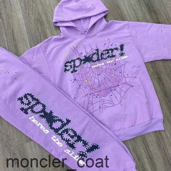 men's hoodies sweatshirts purple sp5der 555555 2023ss pullover men women young thug spider web starkjiw, Black 
men's hoodies sweatshirts purple sp5der 555555 2023ss pullover men women young thug spider web starkjiw, Black