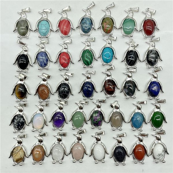 natural crystal stone penguin pendant lapis amethyst aventurine rose quartz agate charms diy necklaces accessories, Bronze;silver
natural crystal stone penguin pendant lapis amethyst aventurine rose quartz agate charms diy necklaces accessories, Bronze;silver