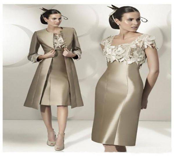 mothers dresses elegant sheath lace satin mother of the bride dress kneelength prom party dress with jacket wedding guest dress f6126108, Black;red
mothers dresses elegant sheath lace satin mother of the bride dress kneelength prom party dress with jacket wedding guest dress f6126108, Black;red