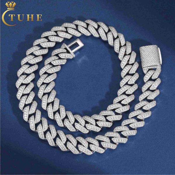 wholesale price 15mm white gold plated 925 sterling silver 3 rows vvs moissanite diamond iced out cuban link chain necklace
wholesale price 15mm white gold plated 925 sterling silver 3 rows vvs moissanite diamond iced out cuban link chain necklace