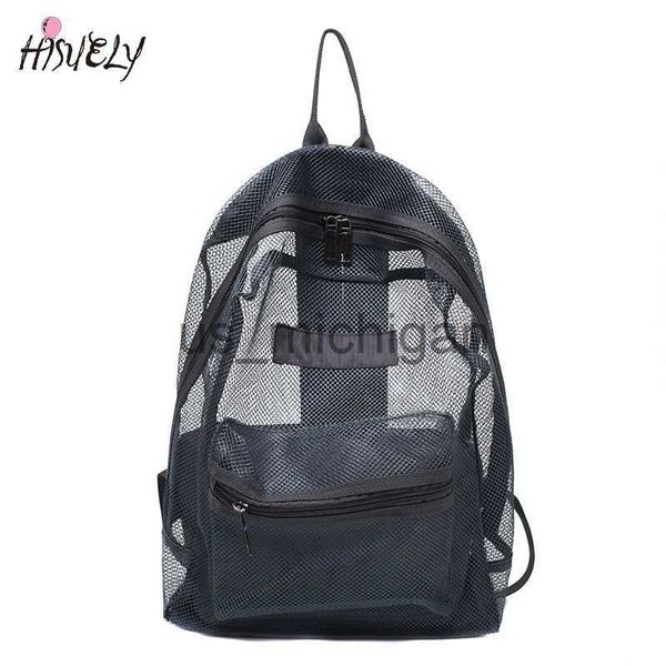 backpack 2023 new fashion women transparent backpacks mesh backpack for boys and girls light weight rucksack travel black student bag j23080
backpack 2023 new fashion women transparent backpacks mesh backpack for boys and girls light weight rucksack travel black student bag j23080