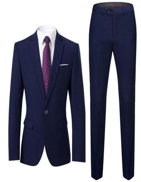 men suits slim fit business uniform office suit wedding groom party 2piece jacket pants notch lapel single button formal casual c8263209, White;black
men suits slim fit business uniform office suit wedding groom party 2piece jacket pants notch lapel single button formal casual c8263209, White;black