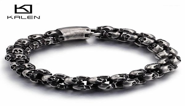 punk long matte skull necklace bracelets for men stainless steel brushed skull charm link chain male gothic jewelry11122853, Golden;silver
punk long matte skull necklace bracelets for men stainless steel brushed skull charm link chain male gothic jewelry11122853, Golden;silver