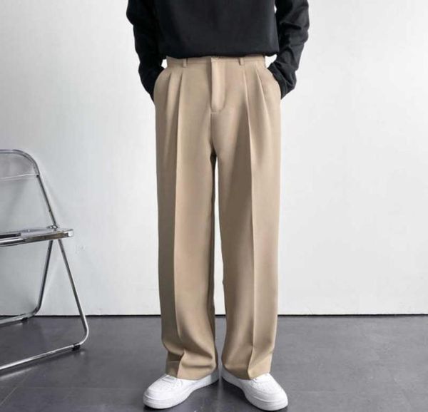 men039s pants men suit pants solid color men039s wide leg suit pants casual new streetwear male trousers baggy korean style 6138064, Black
men039s pants men suit pants solid color men039s wide leg suit pants casual new streetwear male trousers baggy korean style 6138064, Black