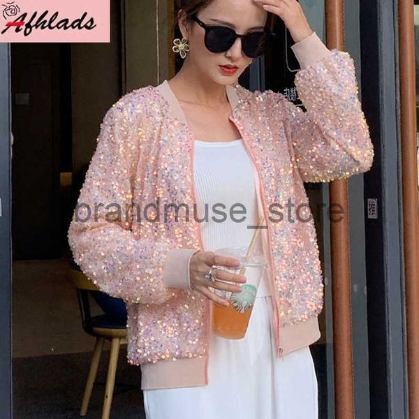 women's jackets sequined jacket female spring and autumn patchwork round neck loose solid color night club outerwear long sleeved hip h, Black;brown
women's jackets sequined jacket female spring and autumn patchwork round neck loose solid color night club outerwear long sleeved hip h, Black;brown