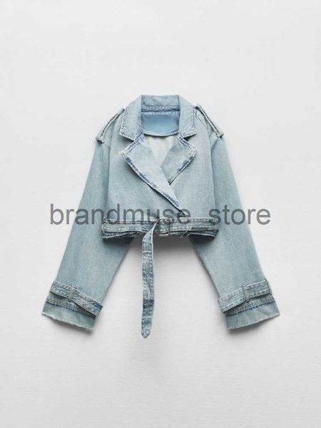 women's jackets rr3191 trf denim cropped trench coat for women oversized short trench coats women short jackets ladies long sleeve loos, Black;brown
women's jackets rr3191 trf denim cropped trench coat for women oversized short trench coats women short jackets ladies long sleeve loos, Black;brown