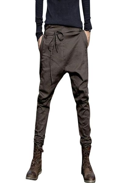 men039s pants 2021 casual sagging men trousers low crotch pant joggers feet hanging harem3669981, Black
men039s pants 2021 casual sagging men trousers low crotch pant joggers feet hanging harem3669981, Black