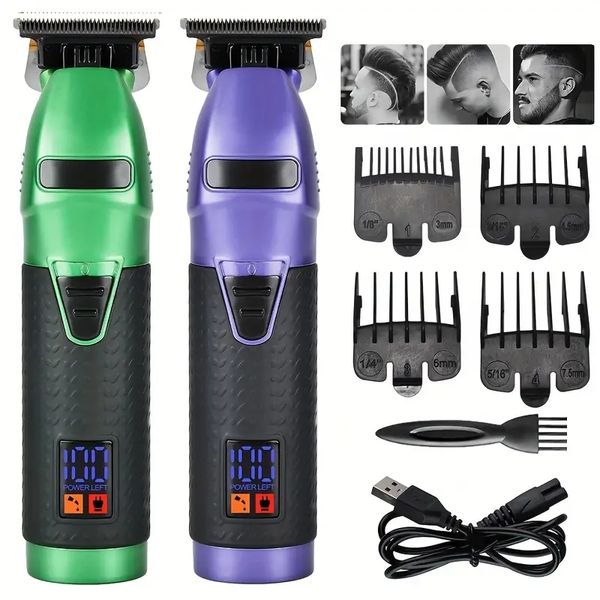 electric hair clipper cordless rechargeable hair clipper trimmer with led display hair cutting trimmer for men
electric hair clipper cordless rechargeable hair clipper trimmer with led display hair cutting trimmer for men