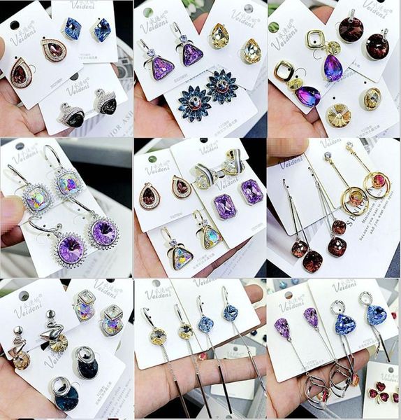 925 silver exquisite crystal earrings for women gift fashion diamond jewelry mix style whole4636776, Golden
925 silver exquisite crystal earrings for women gift fashion diamond jewelry mix style whole4636776, Golden