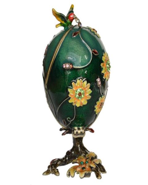 enameled hummingbird on faberge egg trinket jewelry box easter gifts collectible figurines creative gifts230r9749805, Black;white
enameled hummingbird on faberge egg trinket jewelry box easter gifts collectible figurines creative gifts230r9749805, Black;white