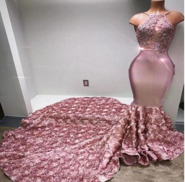cascading ruffles rose pink prom dresses mermaid halter appliques beaded sweep train sequined gowns mermaid evening dress9325165, Black
cascading ruffles rose pink prom dresses mermaid halter appliques beaded sweep train sequined gowns mermaid evening dress9325165, Black