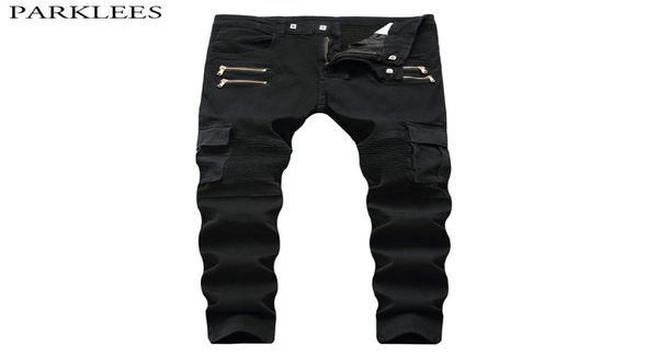 black biker cargo jeans pants men 2018 brand new folds pocket pencil jeans homme zipper casual runway distressed motorcycle jean5304463, Blue
black biker cargo jeans pants men 2018 brand new folds pocket pencil jeans homme zipper casual runway distressed motorcycle jean5304463, Blue