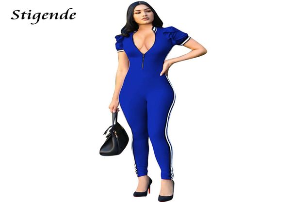 stigende summer jumpsuit women ruched short sleeve bodycon jumpsuit casual front zipper side stripe long romper clubwear9817304, Black;white
stigende summer jumpsuit women ruched short sleeve bodycon jumpsuit casual front zipper side stripe long romper clubwear9817304, Black;white