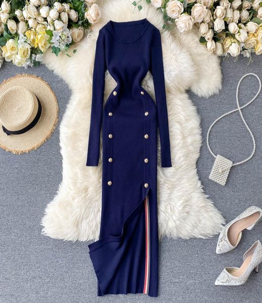 2021 autumn new design women039s oneck long sleeve bodycon tunic knitted double breasted vent jag midi long dress5453581, Black;gray
2021 autumn new design women039s oneck long sleeve bodycon tunic knitted double breasted vent jag midi long dress5453581, Black;gray