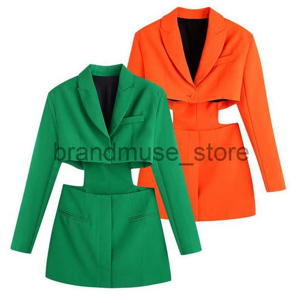women's jackets hollow out waist blazer jacket slim office ladies long sleeve bodycon outwear female robe chemise femme coat abrigo j23, Black;brown
women's jackets hollow out waist blazer jacket slim office ladies long sleeve bodycon outwear female robe chemise femme coat abrigo j23, Black;brown