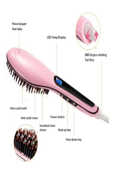 2016 original beautiful star nasv hair straightener straight hair styling tool straightening comb digital temperature controll69519553662, Black
2016 original beautiful star nasv hair straightener straight hair styling tool straightening comb digital temperature controll69519553662, Black