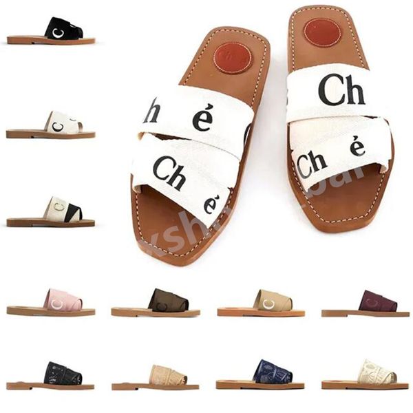 for women woody sandals designer famous mules flat slides beige white black pink lace lettering fabric canvas slippers womens summer outdoor
for women woody sandals designer famous mules flat slides beige white black pink lace lettering fabric canvas slippers womens summer outdoor