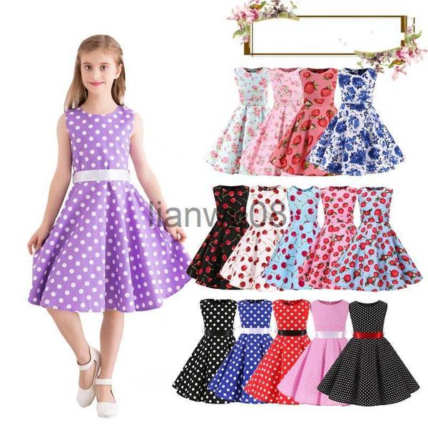 girl's dresses polka dot vintage kids 1950s swing dress flower floral midi dress cotton summer dress baby girl x0806, Red;yellow
girl's dresses polka dot vintage kids 1950s swing dress flower floral midi dress cotton summer dress baby girl x0806, Red;yellow