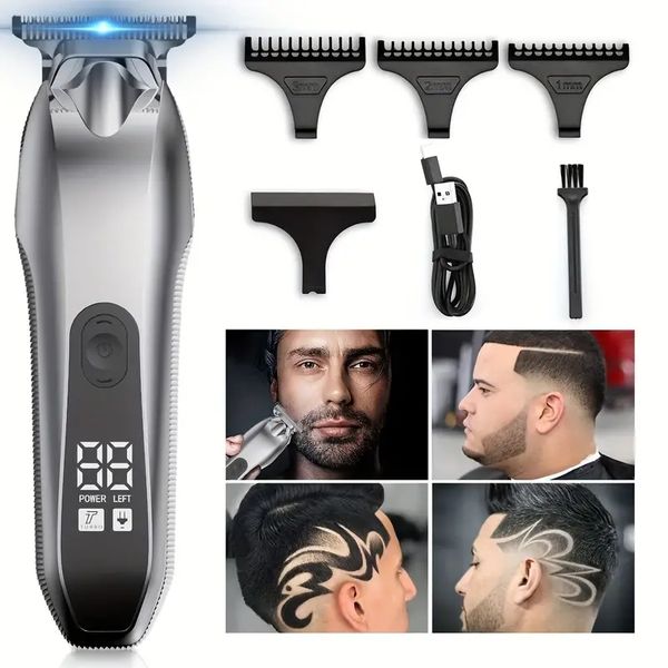 hair clippers zero gapped cordless hair trimmer professional haircut & grooming kit for men rechargeable hair cutting machine with led displ
hair clippers zero gapped cordless hair trimmer professional haircut & grooming kit for men rechargeable hair cutting machine with led displ