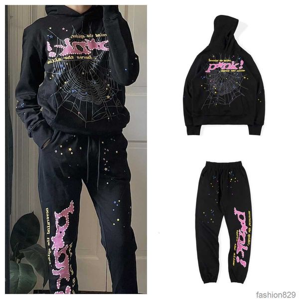 555 spider hoodie sp5der worldwide pink young thug sweater men's woman nevermind foam print pullover clothing, Black
555 spider hoodie sp5der worldwide pink young thug sweater men's woman nevermind foam print pullover clothing, Black
