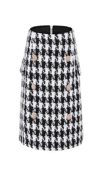 new fashion 2020 designer skirt women's metal lion buttons embellished houndstooth tweed mini skirt7772266, Black;gray
new fashion 2020 designer skirt women's metal lion buttons embellished houndstooth tweed mini skirt7772266, Black;gray