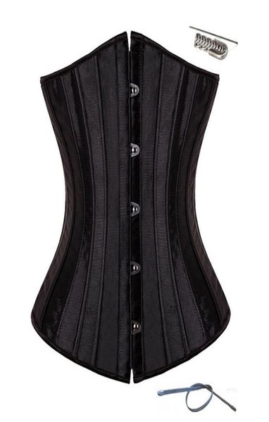 woman waist cincher corselet body shaper waist control underbust corsets bustiers satin 26 steel bones corset6003079, Black;white
woman waist cincher corselet body shaper waist control underbust corsets bustiers satin 26 steel bones corset6003079, Black;white