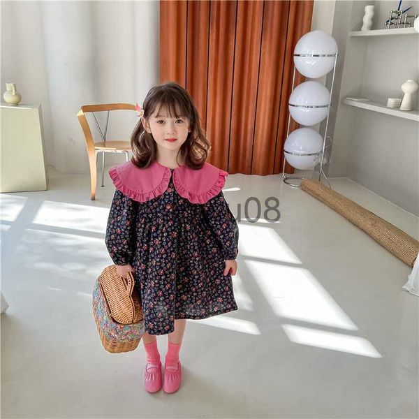 girl's dresses 1300c girl clothes princess dress 2022 spring new sweet wind rose big turn down collar girl floral dress 17year kid', Red;yellow
girl's dresses 1300c girl clothes princess dress 2022 spring new sweet wind rose big turn down collar girl floral dress 17year kid', Red;yellow