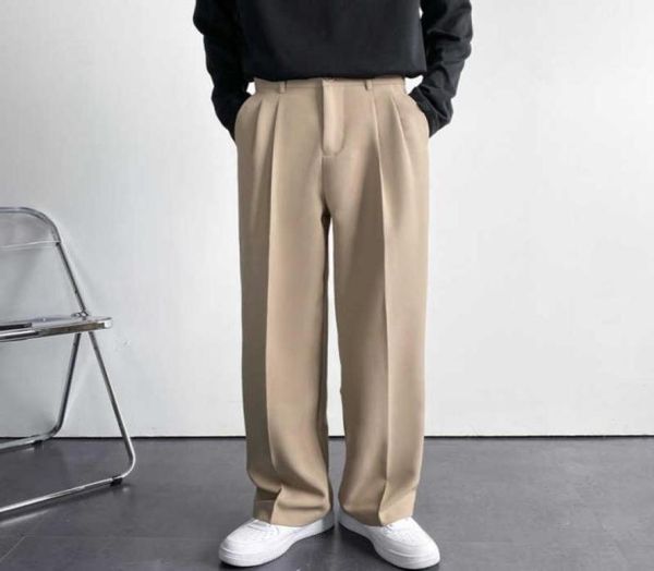 men039s pants men suit pants solid color men039s wide leg suit pants casual new streetwear male trousers baggy korean style 8412128, Black
men039s pants men suit pants solid color men039s wide leg suit pants casual new streetwear male trousers baggy korean style 8412128, Black