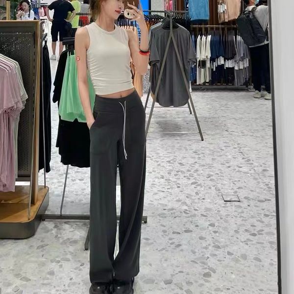 women's leggings lulu women's pants new high waist straight leg pants loose and comfortable belt elastic sports casual for ll yoga
women's leggings lulu women's pants new high waist straight leg pants loose and comfortable belt elastic sports casual for ll yoga