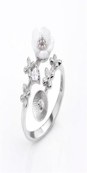 pearl ring settings 925 sterling silver findings flower white shell zircon pearls mount diy 5 pieces3853971, Slivery;crystal
pearl ring settings 925 sterling silver findings flower white shell zircon pearls mount diy 5 pieces3853971, Slivery;crystal