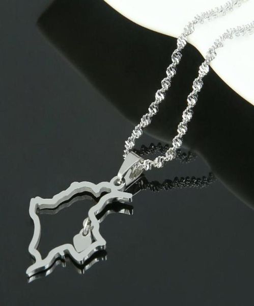 stainless steel colombia map pendant necklace trendy map of colombian heart chain jewelry6425751, Silver
stainless steel colombia map pendant necklace trendy map of colombian heart chain jewelry6425751, Silver