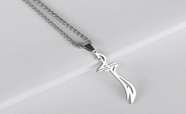 hz zulfiqar of imam ali stainless steel pendant necklace islam muslim jewelry accept drop 77983858505664, Silver
hz zulfiqar of imam ali stainless steel pendant necklace islam muslim jewelry accept drop 77983858505664, Silver