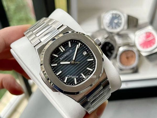 recommended men's watch automatic mechanical sports elegant series 5711 watches nautilus precision steel chain case dark blue dial 2813, Slivery;brown
recommended men's watch automatic mechanical sports elegant series 5711 watches nautilus precision steel chain case dark blue dial 2813, Slivery;brown