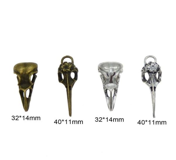 4pcs steampunk raven bird skull pendants charms necklace jewelry findings 32 14mm 40 11mm candy car pendants gift289c4844813, Bronze;silver
4pcs steampunk raven bird skull pendants charms necklace jewelry findings 32 14mm 40 11mm candy car pendants gift289c4844813, Bronze;silver