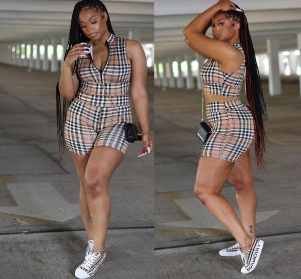 women039s sets women039s two piece pants plaid print zipper casual sleeveless shorts women suit89533295845271, White
women039s sets women039s two piece pants plaid print zipper casual sleeveless shorts women suit89533295845271, White