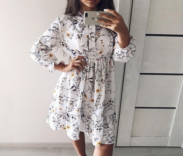 2020 winter dress women long sleeve vintage dress chiffon shirt vestidos for ladies casual midi autumn dresses polka dot7115133, Black;gray
2020 winter dress women long sleeve vintage dress chiffon shirt vestidos for ladies casual midi autumn dresses polka dot7115133, Black;gray