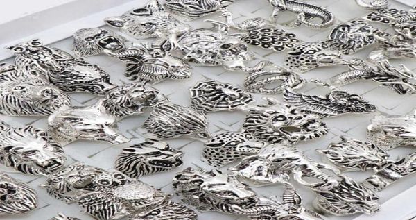 wholesale 20pcs/lots mix owl dragon wolf elephant tiger etc animal style antique vintage jewelry rings for men women 2106239630288, Silver
wholesale 20pcs/lots mix owl dragon wolf elephant tiger etc animal style antique vintage jewelry rings for men women 2106239630288, Silver