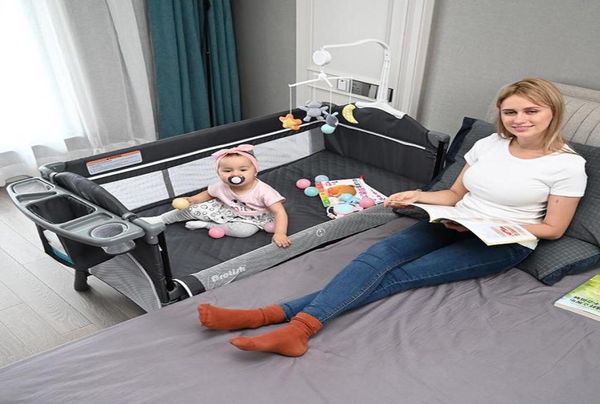 multifunctional foldable crib splicing large bed removable baby bedside cradle with diaper table and toy stand cribs2524407
multifunctional foldable crib splicing large bed removable baby bedside cradle with diaper table and toy stand cribs2524407
