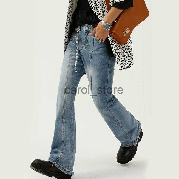 men's jeans men's four seasons new korean streetwear vintage fashion casual loose boot cut jeans trousers man denim pants j230806, Blue
men's jeans men's four seasons new korean streetwear vintage fashion casual loose boot cut jeans trousers man denim pants j230806, Blue
