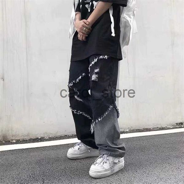 men's jeans mens jeans with hole casual denim trousers vintage straight pants y2k fashion harajuku streetwear plus size bottoms male cl, Blue
men's jeans mens jeans with hole casual denim trousers vintage straight pants y2k fashion harajuku streetwear plus size bottoms male cl, Blue